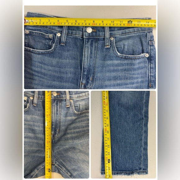 Madewell The High Rise Slim Crop Boyjean in Lavern Wash - Picture 14 of 16